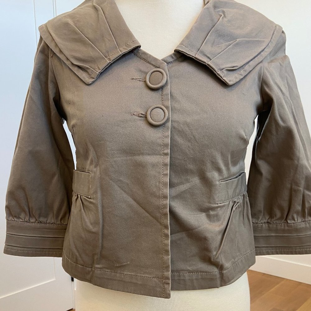 Anthropologie Sanctuary Swing Jacket Taupe, XS
